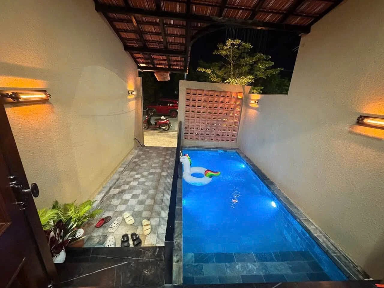 Bán villa 2 tầng 96m2 full nội thất, có bể bơi, Huế 4,3 tỷ - Ảnh 1