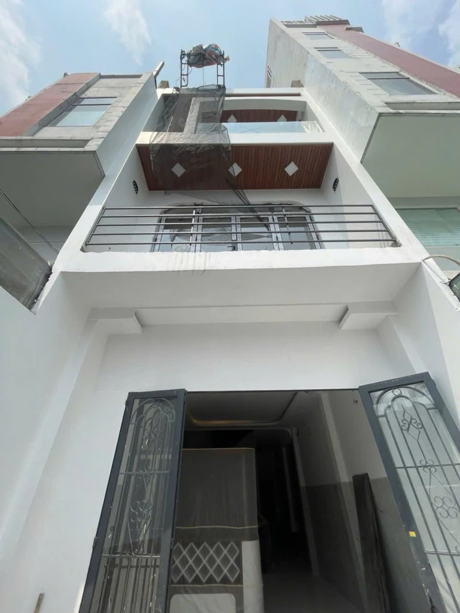 Bán nhà 4 tầng mới 80,6m² 5PN gần Aeon Bình Tân, Quận 6 - Ảnh 1