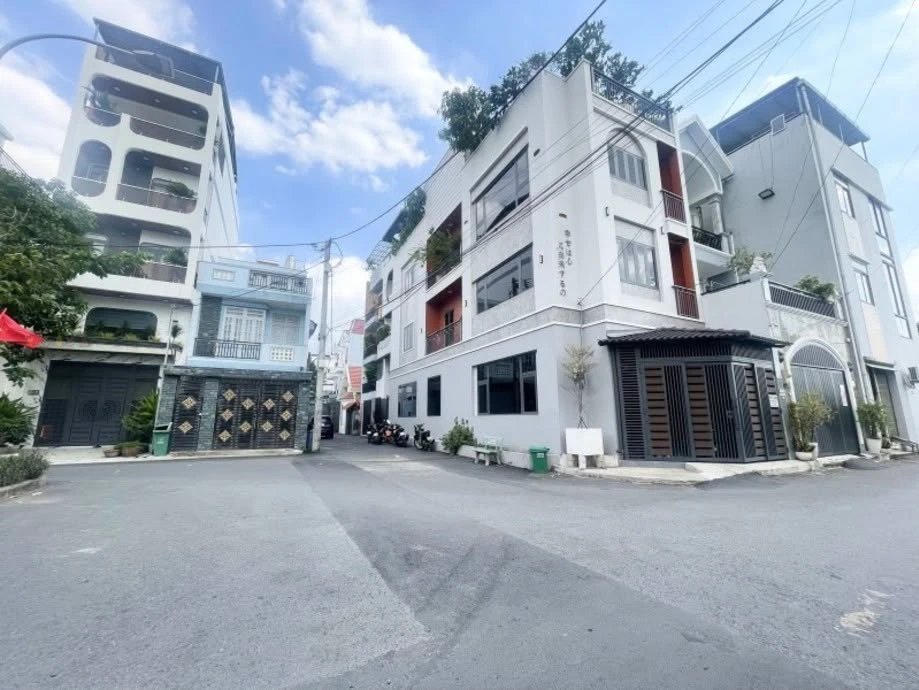 Bán nhà lô góc 2 mặt thoáng 91m2, 3 tầng 3PN, Thạnh Lộc 37, Quận 12 - Ảnh 1