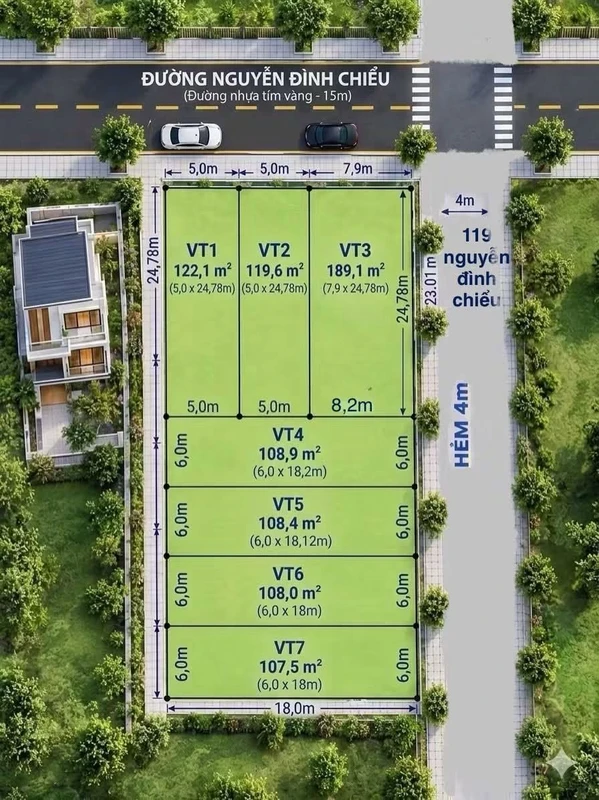 Bán đất góc 2 mặt tiền Đất Đỏ 80m² từ 880 triệu