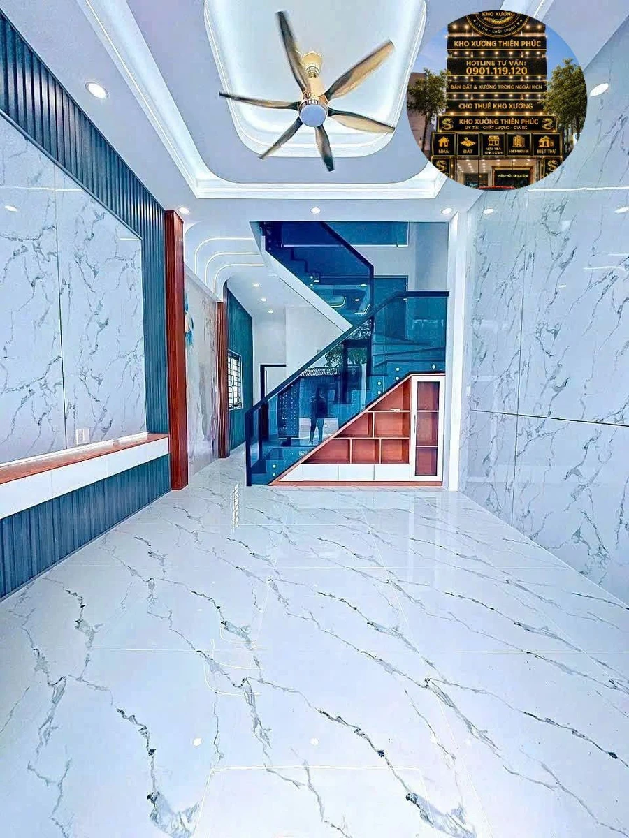 Bán nhà 1 trệt 1 lầu 2 mặt tiền 62,2m² giá 3,89 tỷ KDC Tái Định Cư Tân Hạnh - Ảnh thu nhỏ 5