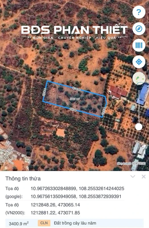 Bán đất CLN Thiện Sơn 3.400m² giá 6,8 tỷ Lâm Đồng