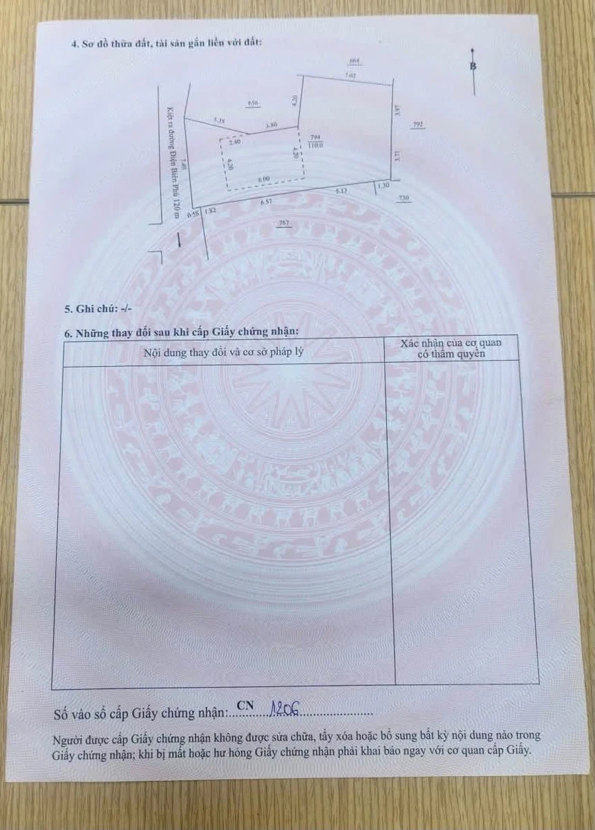 Bán 110m2 đất kiệt Điện Biên Phủ, Đà Nẵng, 3,95 tỷ - Ảnh 1