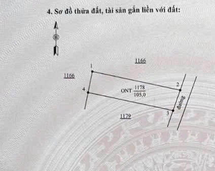 Bán đất thổ cư 105m² Hàm Liêm, Hóc Môn - 450 triệu - Ảnh 1