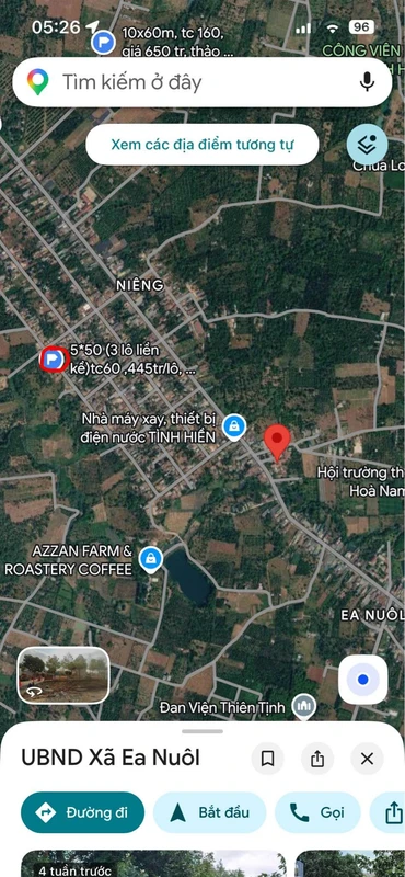 Bán đất nền 250m² gần UBND xã Ea Nuol, Đắk Nông