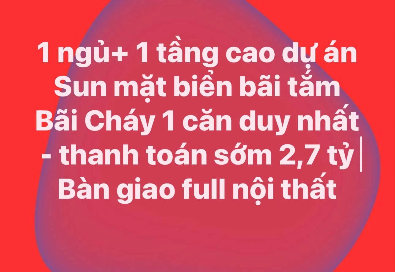 Bán căn 1N+1 43,55m² Sun Centro Town Hà Long 2,78 tỷ - Ảnh 1