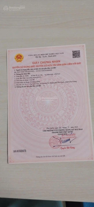 Bán lô đất 128m2 đường lưu thông, cực kỳ đẹp. DA tái định cư Suối Lớn, cách biển 500m, giá cực tốt - Ảnh thu nhỏ 2