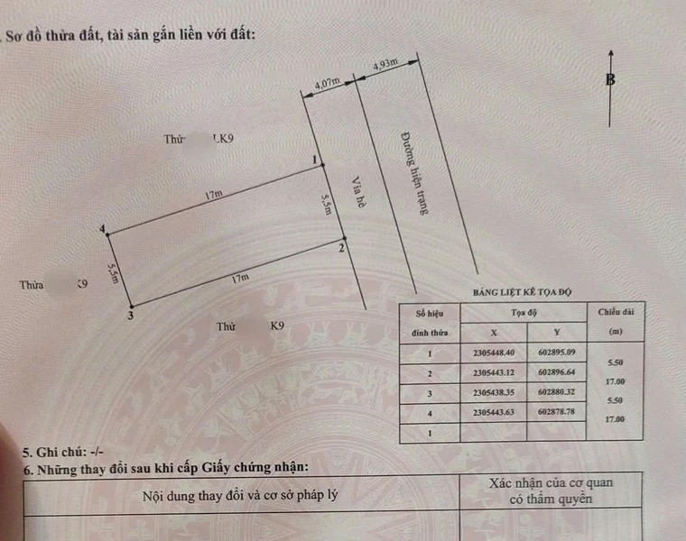 Bán đất 93m² mặt tiền 5,5m Đông Hải Hải Phòng