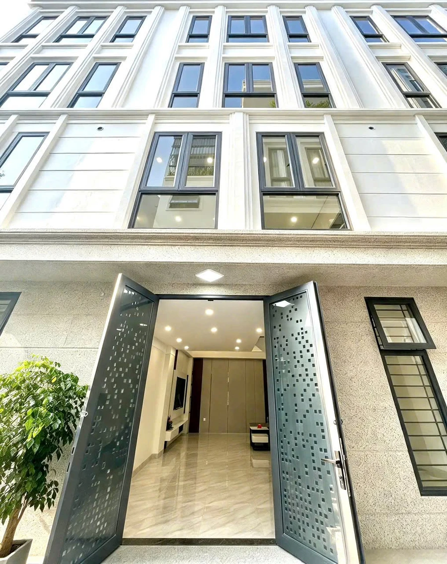 Bán nhà 4 tầng mới, 3 phòng ngủ, 44m² Miếu 2 Xã - Ảnh 1