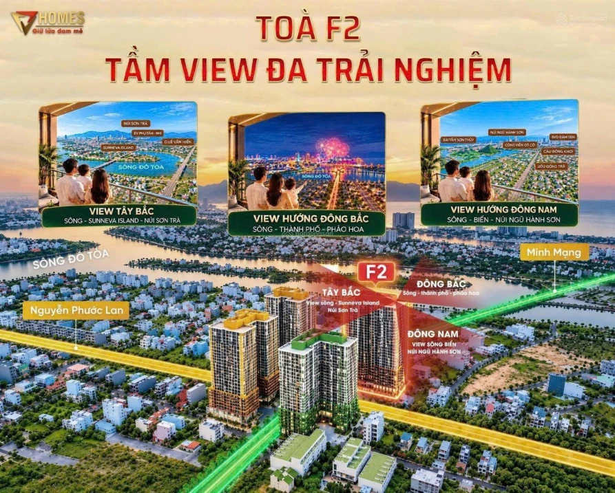 Tôi cần bán căn 2pn quỹ ngoại giao giá tốt tầng trung, sở hữu lâu dài dự án Sun FourS Đà Nẵng - Ảnh thu nhỏ 5