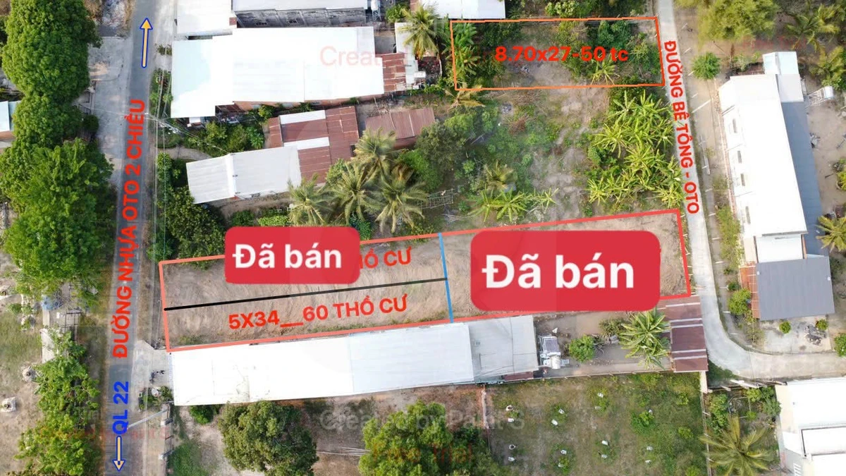 Bán đất thổ cư 170m² mặt tiền Tây Ninh 660 triệu - Ảnh 1