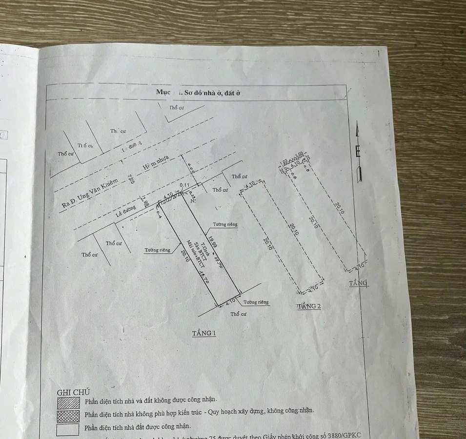 Bán nhà 3 tầng mặt tiền hẻm kinh doanh 4x20m đường Ung Văn Khiêm, Bình Thạnh giá 18,5 tỷ - Ảnh thu nhỏ 2