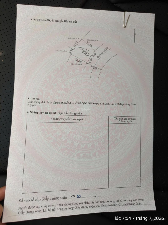 Bán đất nền phù hợp xây ks. Giá cực chất 6,6 tỷ, 209m2 tại khu đấu giá cạnh KS Mường Thanh - Ảnh 1