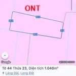 Bán đất 1040m2 mặt tiền Láng Dài, Đất Đỏ 750 triệu - Ảnh thu nhỏ 2