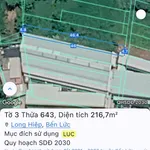 Bán 2 lô đất ở Long Hiệp, Bến Lức, Long An, sổ riêng - Ảnh thu nhỏ 2