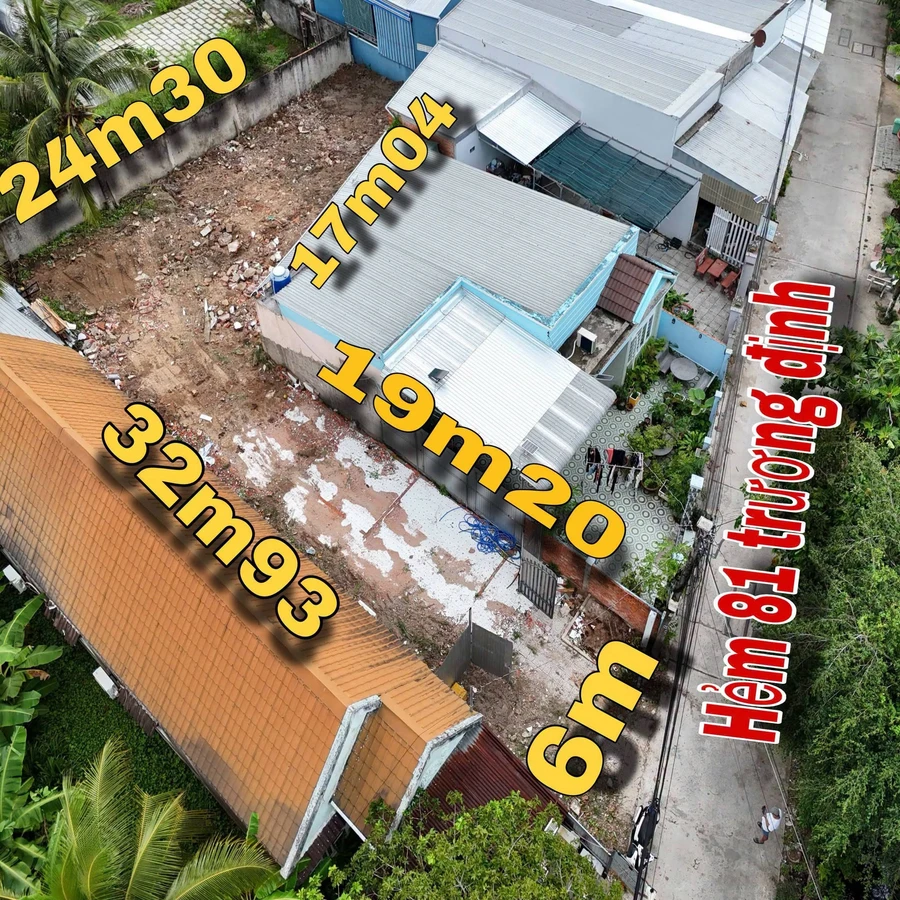 Bán đất 364m2 hẻm Trương Định, Rạch Giá, 2.5 tỷ - Ảnh 1