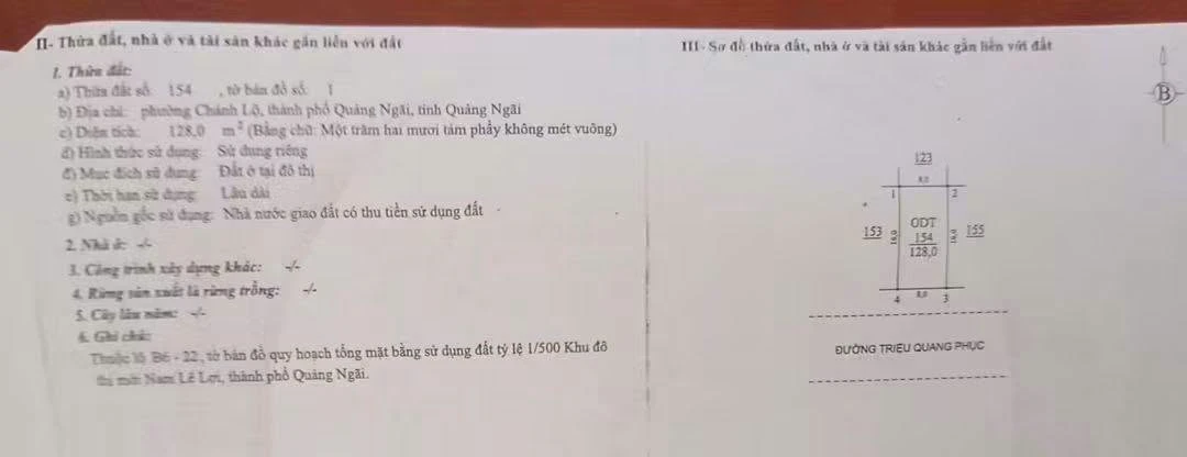 Bán nhà mặt tiền 8x16 (128m²) 3 PN tại Triệu Quang Phục - Ảnh thu nhỏ 2