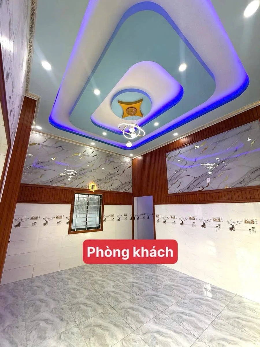 Bán nhà mới 194m2 mặt tiền, 3 phòng ngủ, Bến Lức - Ảnh thu nhỏ 3