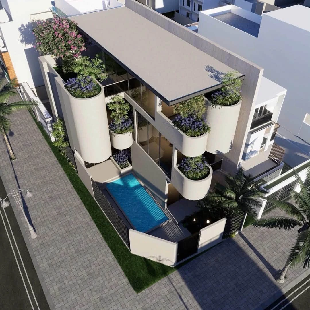 Bán nhà góc 2 mặt kiệt 120m² Nam Việt Á, có hồ bơi - Ảnh 1