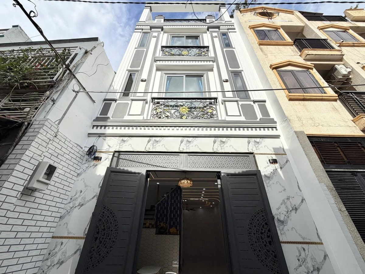 Bán nhà hẻm 4 tầng có thang máy 56m2 Vạn Kiếp, Bình Thạnh, giá 9,6 tỷ - Ảnh thu nhỏ 2