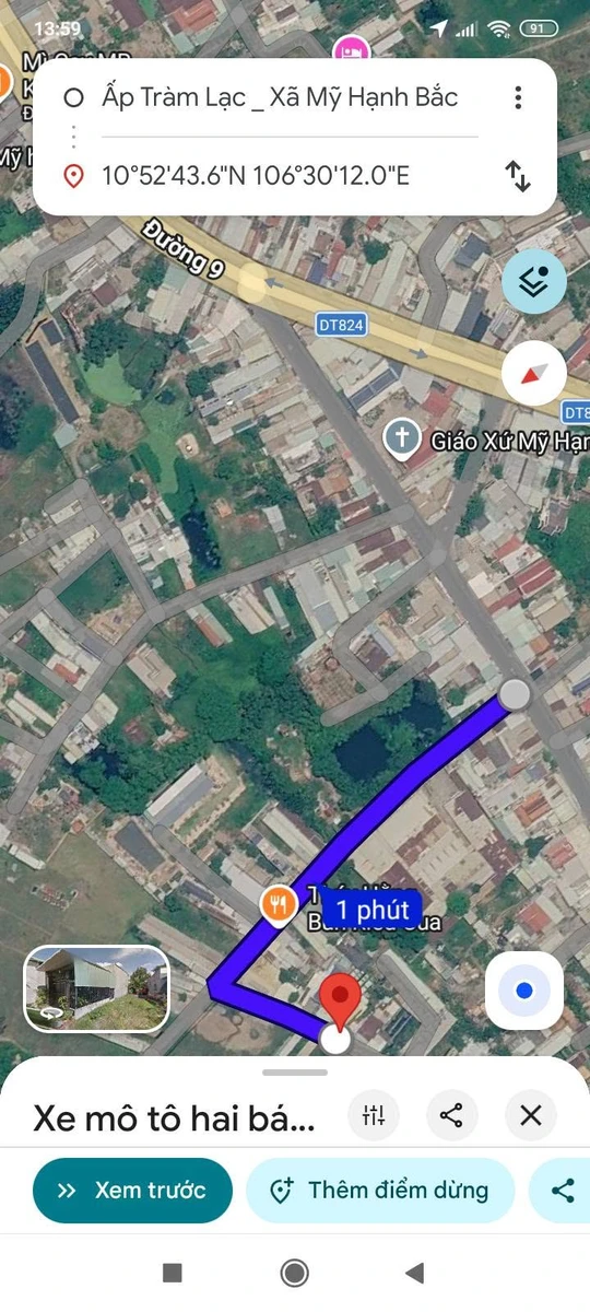 Bán nhà 5m x 33.6m full thổ cư Hóc Môn 1 tỷ 650 triệu - Ảnh thu nhỏ 3
