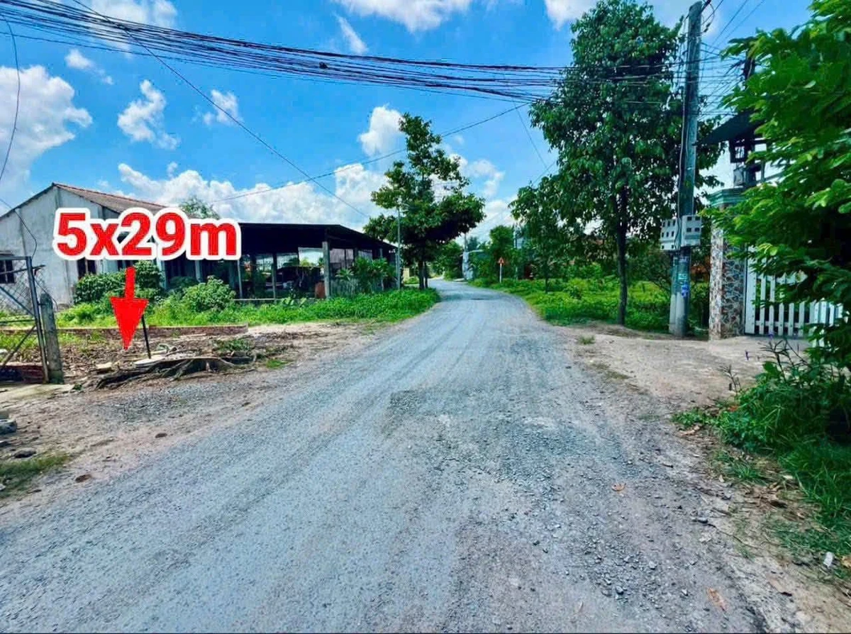 Bán đất 145m² mặt tiền 5m Nhơn Hoà, Hóc Môn - Ảnh 1