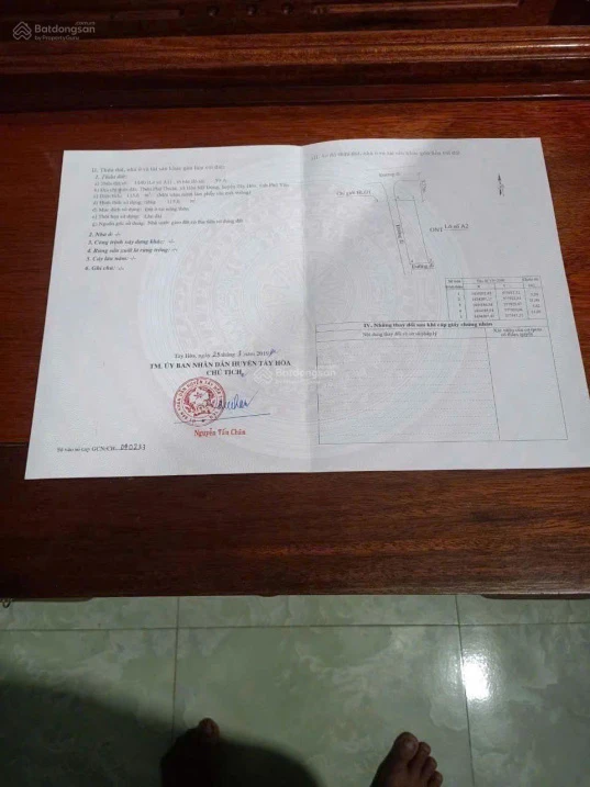 Bán lô đất 5,5x21m mặt tiền đường DH76, Thôn Phú Thuận, Xã Hòa Mỹ Đông. Giá 1,7 tỷ - Ảnh thu nhỏ 4