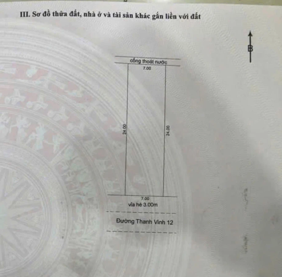 Bán đất mặt tiền Thanh Vinh 12, 168m2 (7x24), sổ hồng, Liên Chiểu, Đà Nẵng - Ảnh thu nhỏ 2