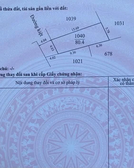 Bán lô đất kiệt ô tô 80,4m² - 1,5 tỷ - Huế - Ảnh thu nhỏ 4