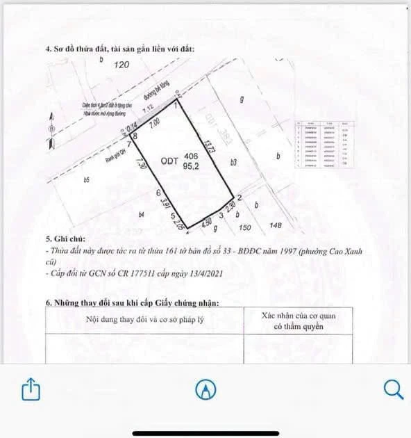 Bán đất mặt ngõ Cao Xanh 95m² hơn 4 tỷ - Ảnh thu nhỏ 3