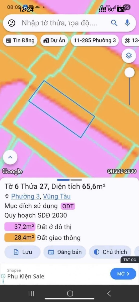 Bán nhà mặt tiền Trương Công Định 65.8m2 - 3 tỷ 100 - Ảnh 1