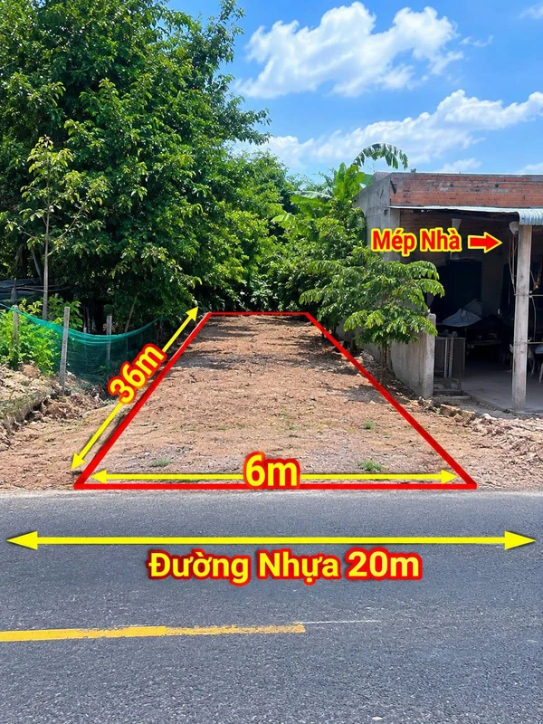 Bán lô đất 216m² mặt tiền Tây Ninh 2,45 tỷ