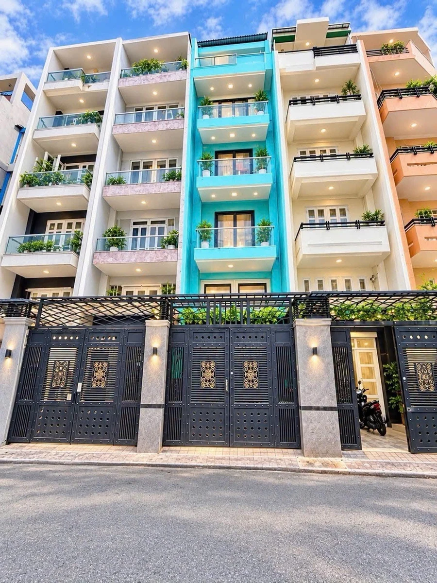 Bán căn hộ dịch vụ 6 tầng 76m2 hẻm thông đường Âu Cơ, Tân Bình, thu nhập 40tr/tháng - Ảnh 1