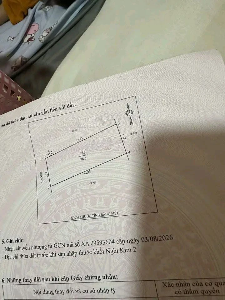 Bán đất 78m2 nở hậu, đường 4,5m, giá khoảng 1,3 tỷ tại Phường Vinh Hưng, Nghệ An - Ảnh 1