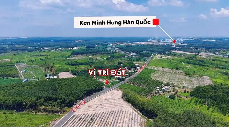 Bán lô góc 60m2 thổ cư, 2 mặt tiền, Minh Hưng, 1 tỷ - Ảnh thu nhỏ 2