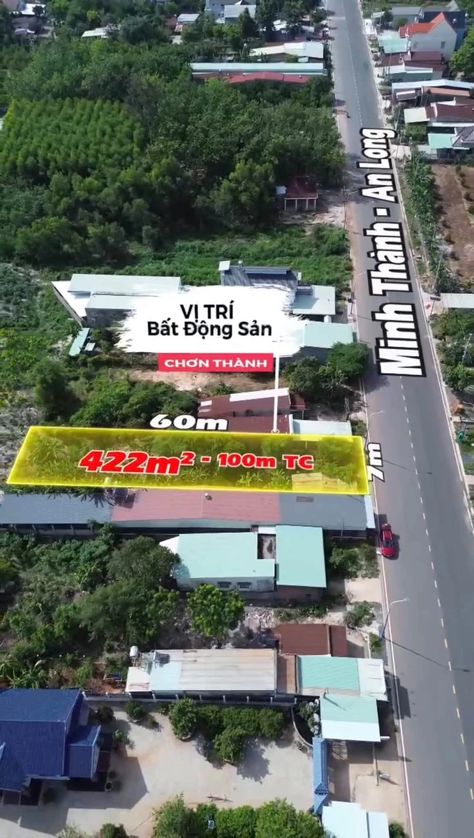 Bán đất 100m2 xây nhà ở kinh doanh An Long, Bình Dương - Ảnh 1