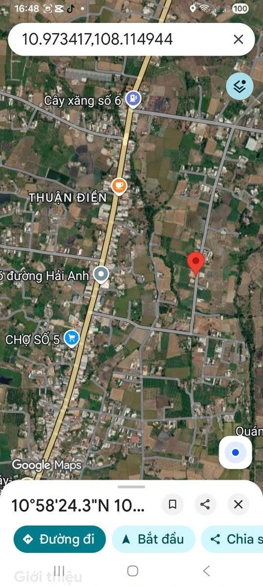 Bán 100m² đất thổ cư Thắng Thuận, Bình Thuận 630 triệu - Ảnh thu nhỏ 2