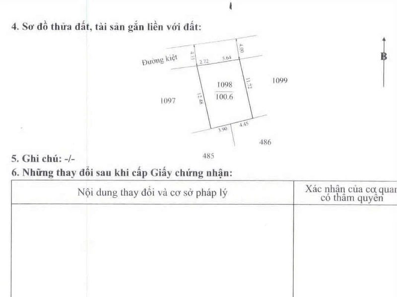 Bán lô đất 100,6m2 kiệt 82 Quảng Tế, Thủy Xuân, Huế giá 1,85 tỷ