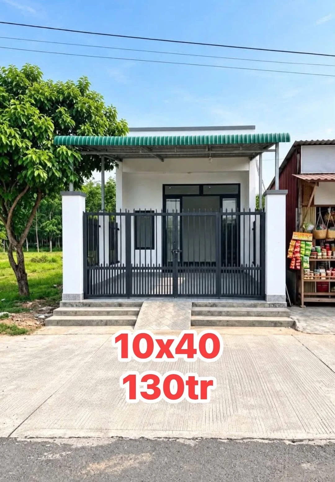 Bán đất Chơn Thành 400m² giá 130 triệu, sổ sẵn - Ảnh 1