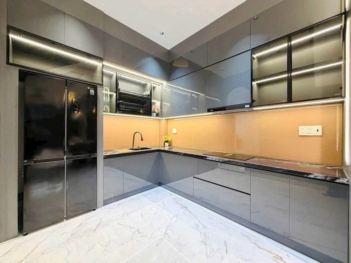 Bán nhà mới 1 trệt 2 lầu 46m2 3PN hẻm xe hơi đường số 1, Gò Vấp giá 6 tỷ - Ảnh thu nhỏ 2
