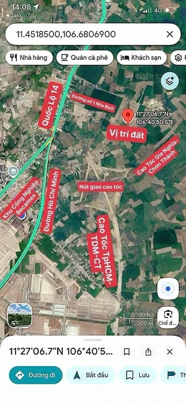 Bán đất mặt tiền Nha Bích, Chơn Thành, 175m², 4 tỷ