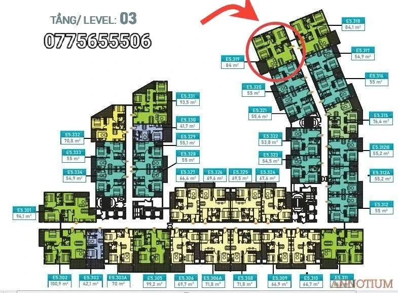 Bán căn góc 3PN 84m² view công viên tại Eco Riverside Hải Dương - Ảnh thu nhỏ 2