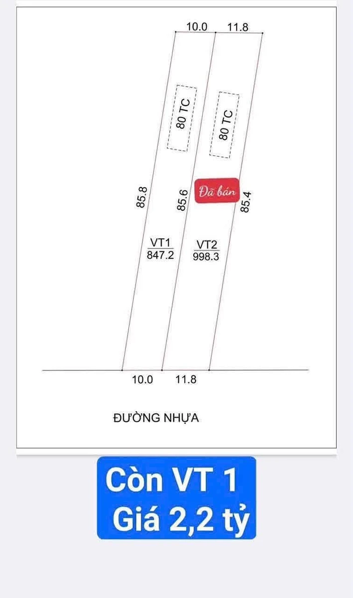 Bán đất vườn 850m2 Long Tân giá 2.2 tỷ - Ảnh thu nhỏ 5
