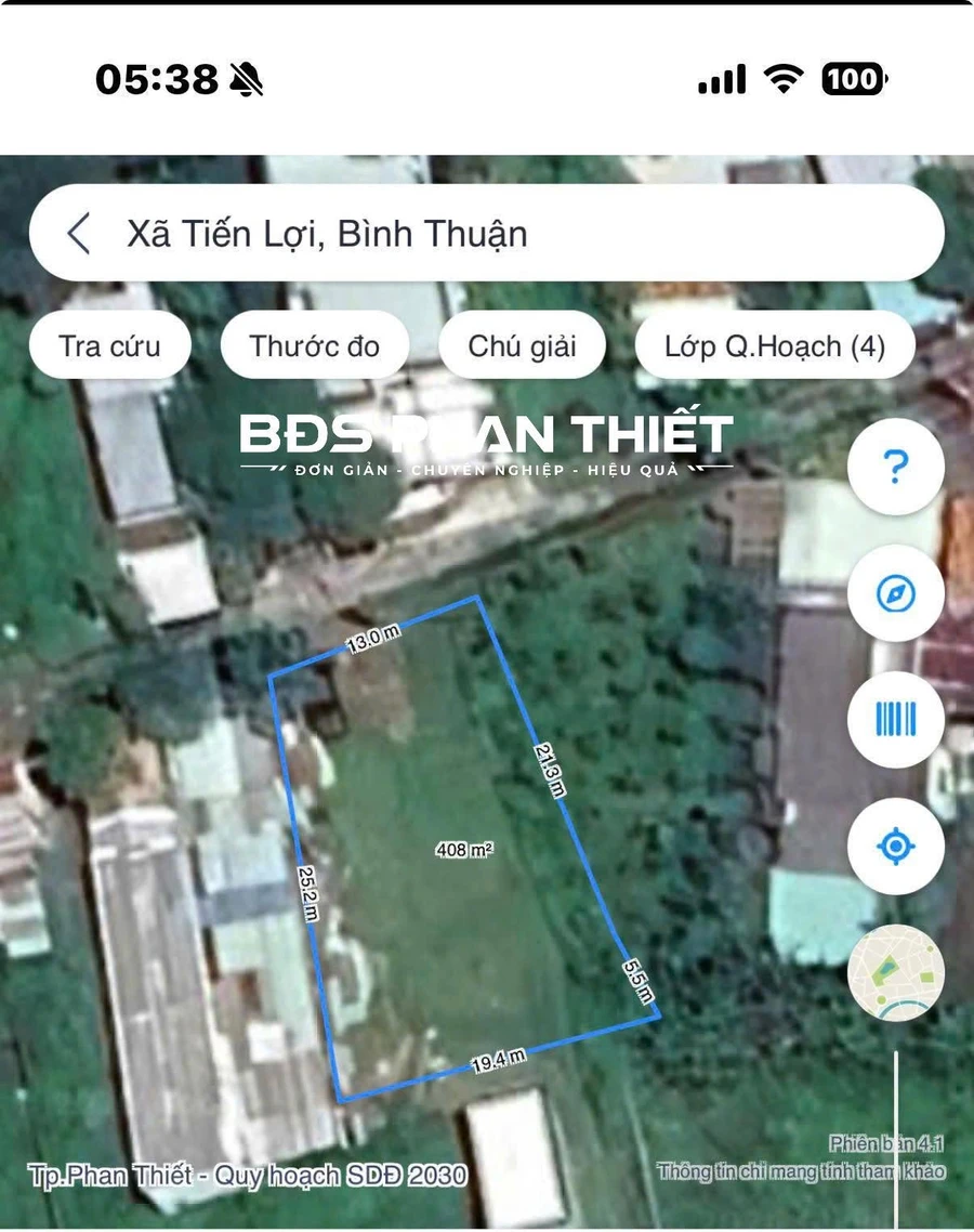 Bán đất thổ cư Tiến Lợi 466,8 m² nở hậu, 1.9 tỷ - Ảnh 1
