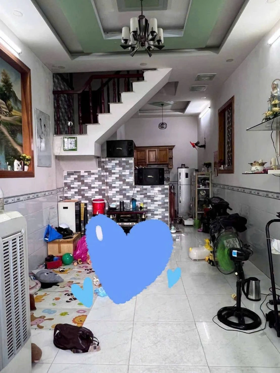 Bán gấp nhà 1 trệt 2 lầu 4PN 3WC 4x10m mặt tiền đường bê tông tại Mỹ Hạnh Nam, Đức Hòa, Long An - Ảnh thu nhỏ 3