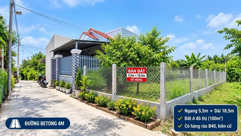 Bán đất Gò Công 100m² giá 690 triệu
