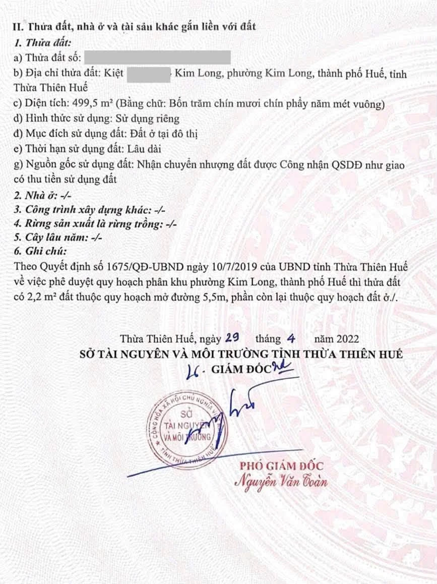 Bán đất 500m² + 20 phòng trọ Huế 7 tỷ 850 triệu - Ảnh thu nhỏ 2