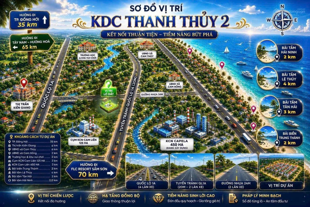 Bán đất mặt tiền đường nhựa 40m ngay cổng khu công nghiệp Capela - Ảnh thu nhỏ 2
