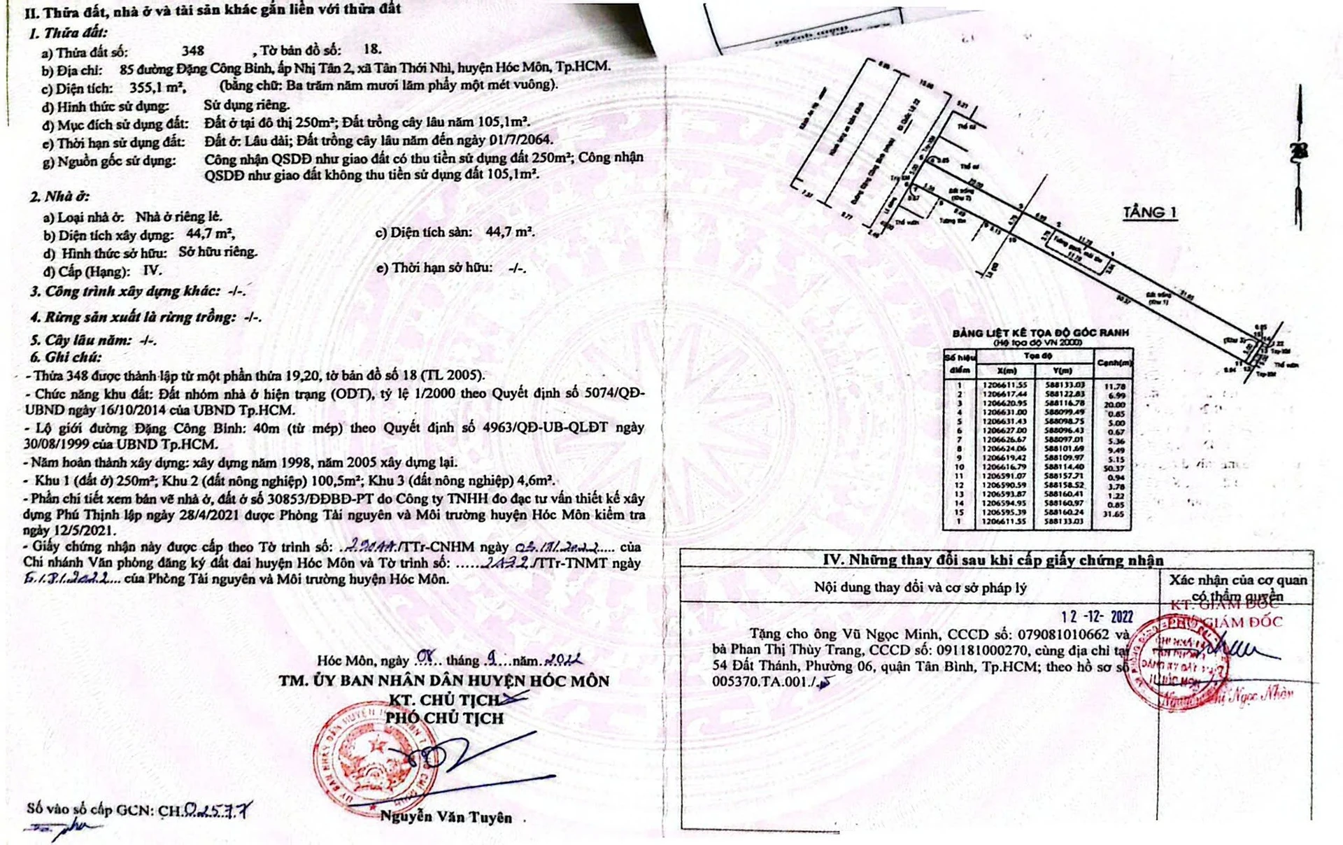 Bán đất mặt tiền Thanh Niên 335m² Hóc Môn 7,2 tỷ - Ảnh 1