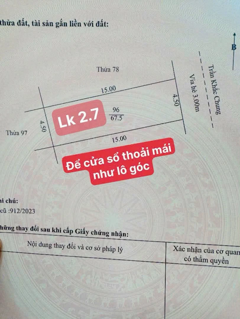 Bán đất mặt phố Tuệ Tĩnh 67,5m2, giá 4 tỷ - Ảnh 1